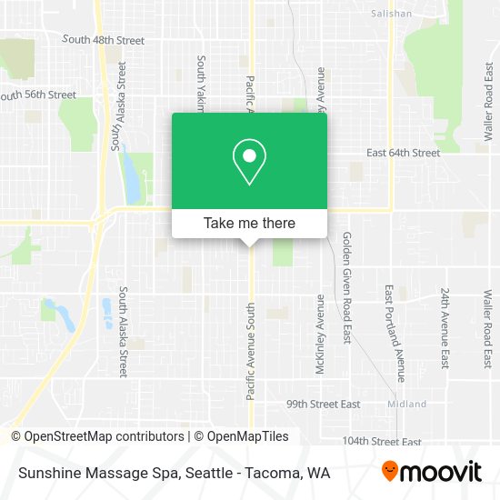 Sunshine Massage Spa map