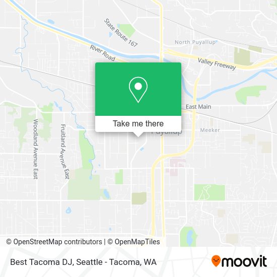 Best Tacoma DJ map