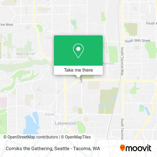 Comiks the Gathering map