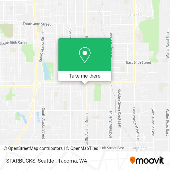 STARBUCKS map