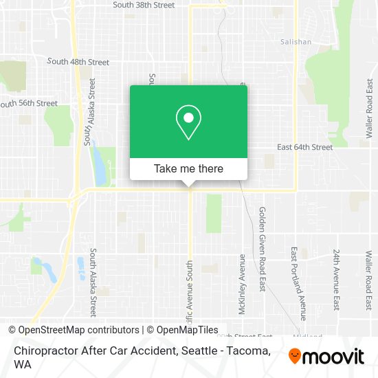 Chiropractor After Car Accident map