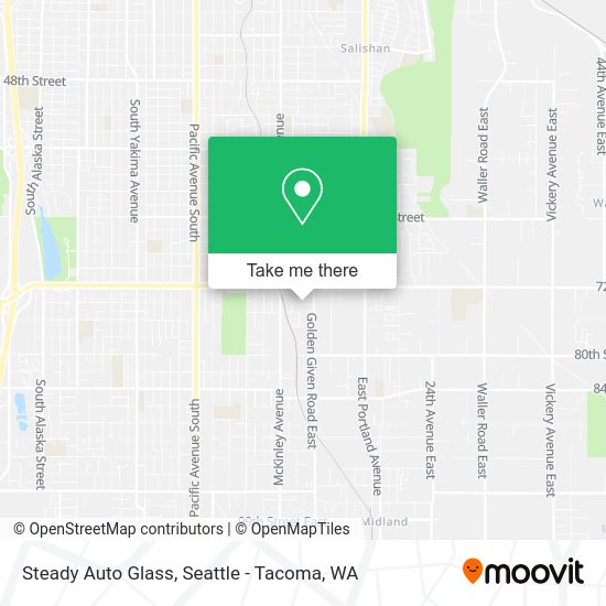 Steady Auto Glass map