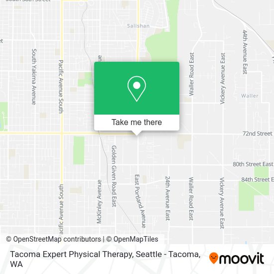 Tacoma Expert Physical Therapy map