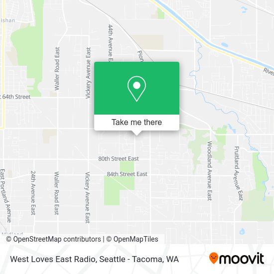 Mapa de West Loves East Radio