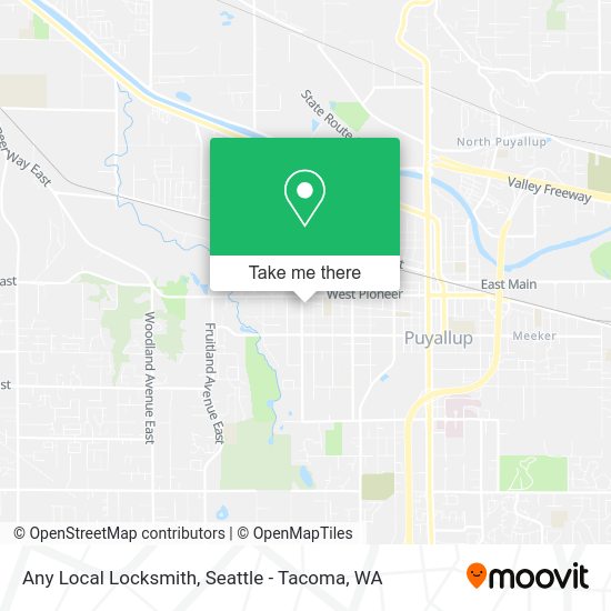 Any Local Locksmith map