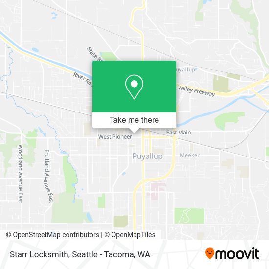 Starr Locksmith map