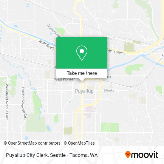 Mapa de Puyallup City Clerk