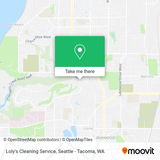 Loly's Cleaning Service map