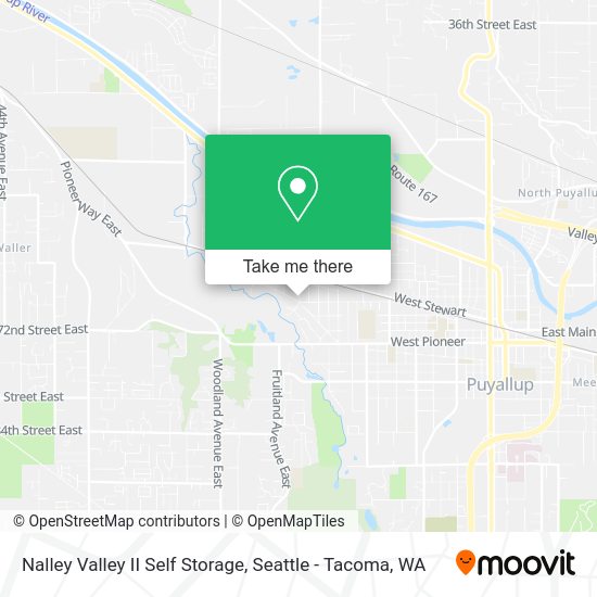 Mapa de Nalley Valley II Self Storage