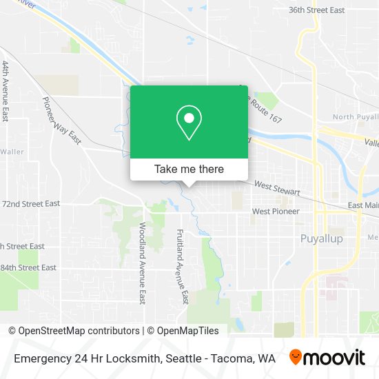 Emergency 24 Hr Locksmith map