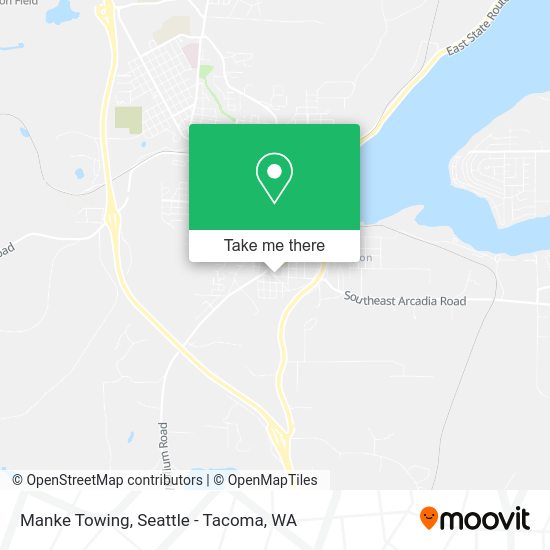Manke Towing map