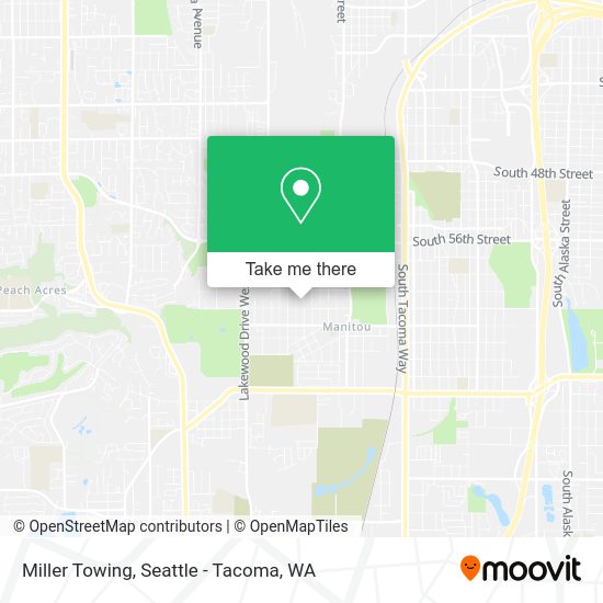 Miller Towing map