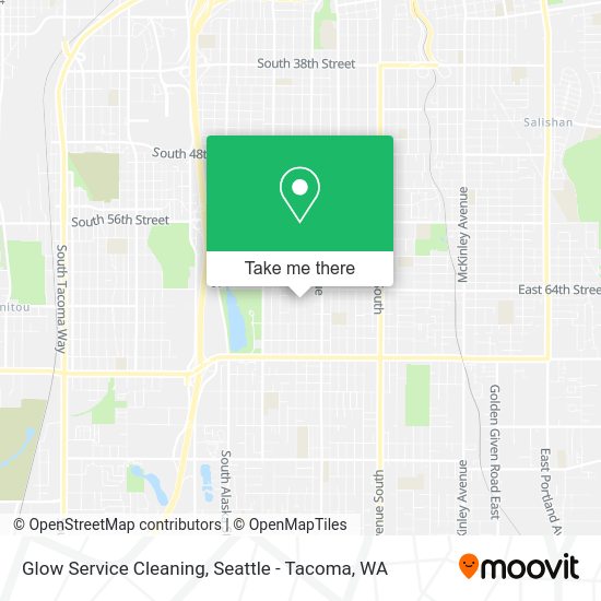 Glow Service Cleaning map