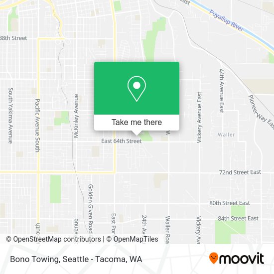 Bono Towing map
