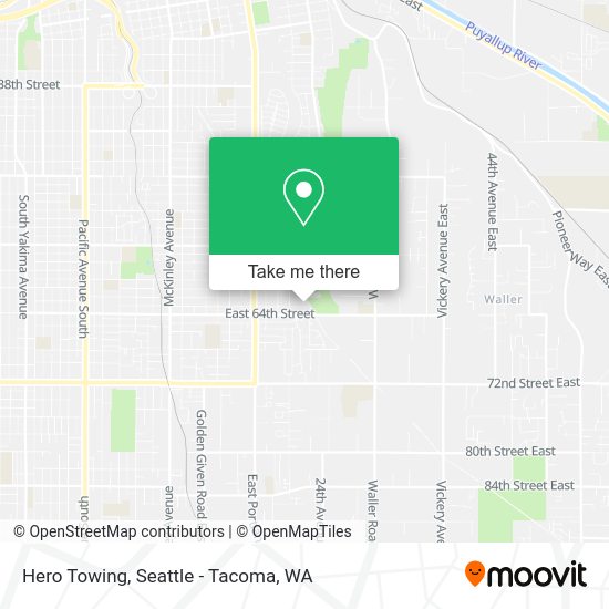Hero Towing map