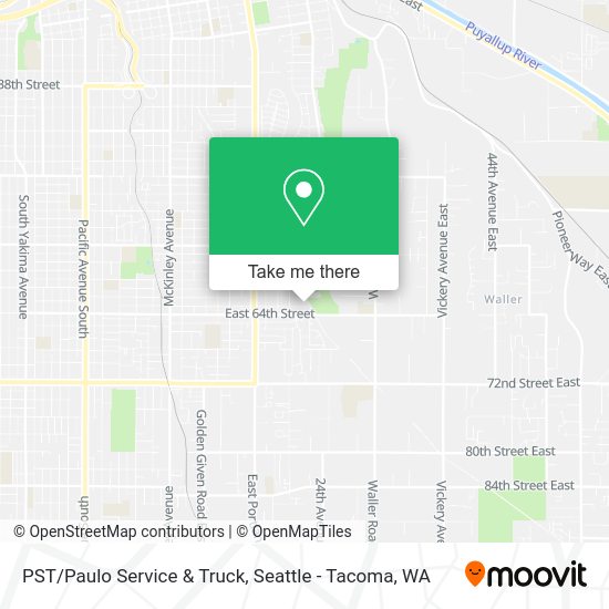 PST/Paulo Service & Truck map