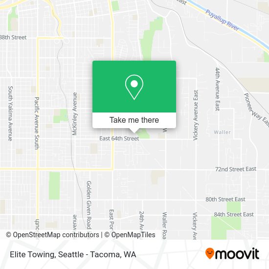 Mapa de Elite Towing