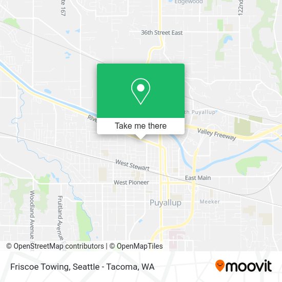Friscoe Towing map