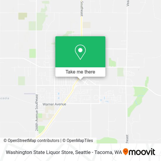 Mapa de Washington State Liquor Store