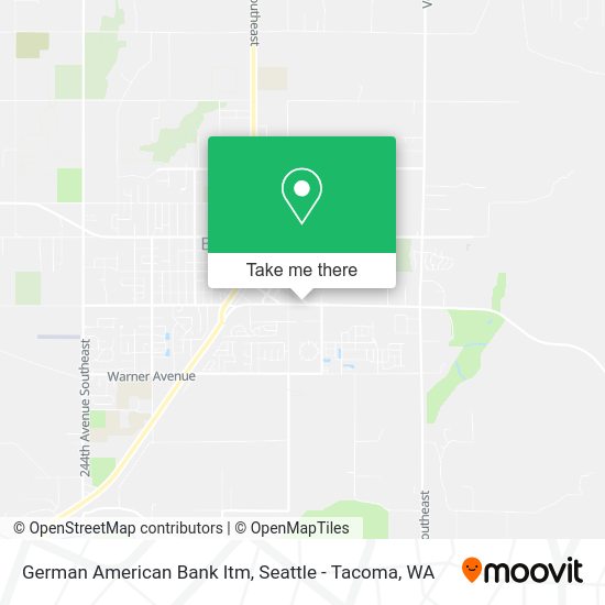 German American Bank Itm map