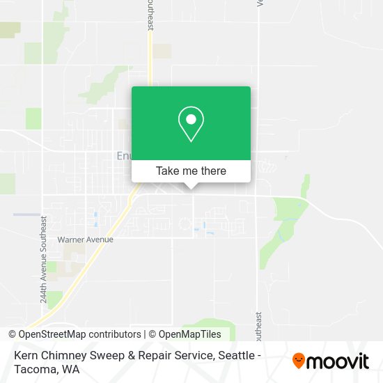 Kern Chimney Sweep & Repair Service map