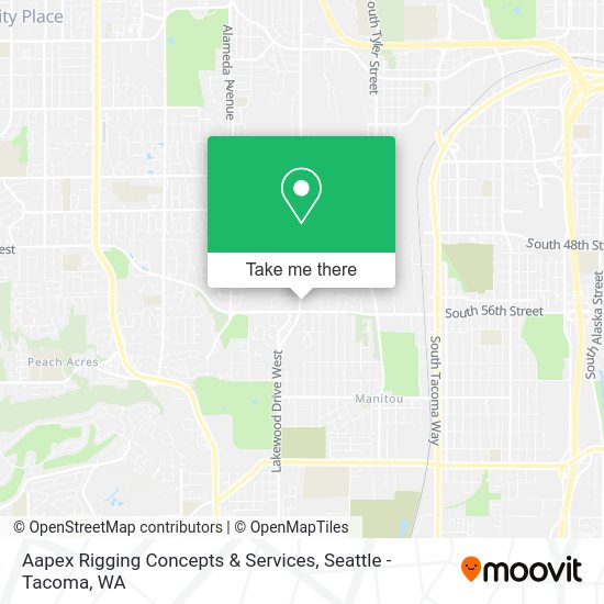 Aapex Rigging Concepts & Services map