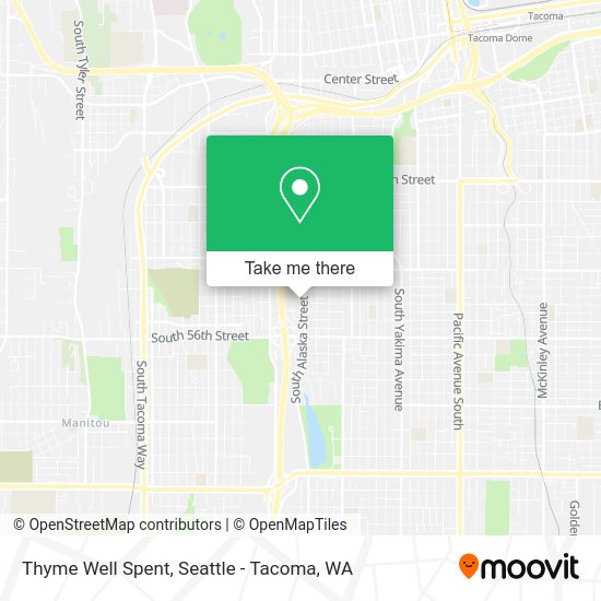 Thyme Well Spent map