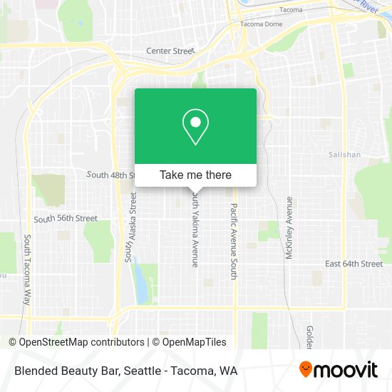 Blended Beauty Bar map