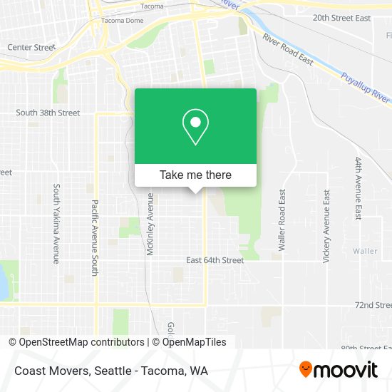 Coast Movers map
