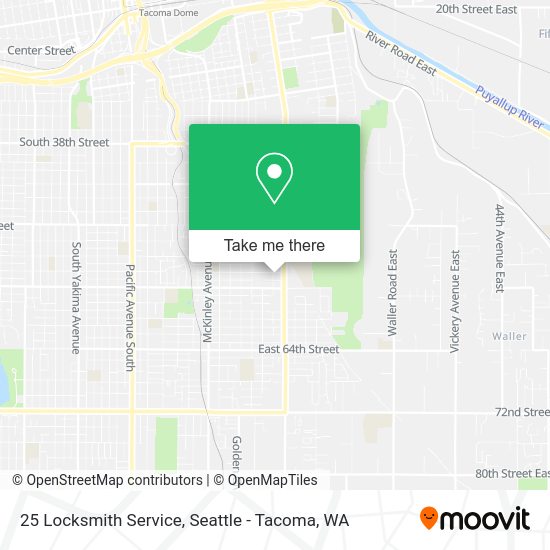 25 Locksmith Service map