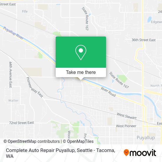 Mapa de Complete Auto Repair Puyallup