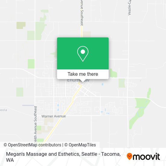 Mapa de Megan's Massage and Esthetics