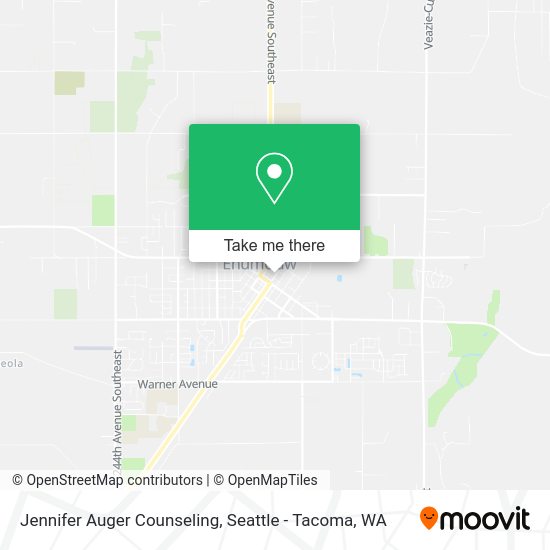 Jennifer Auger Counseling map