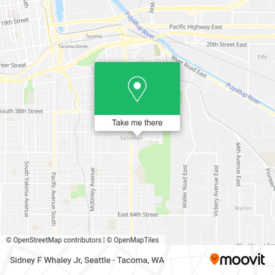 Mapa de Sidney F Whaley Jr