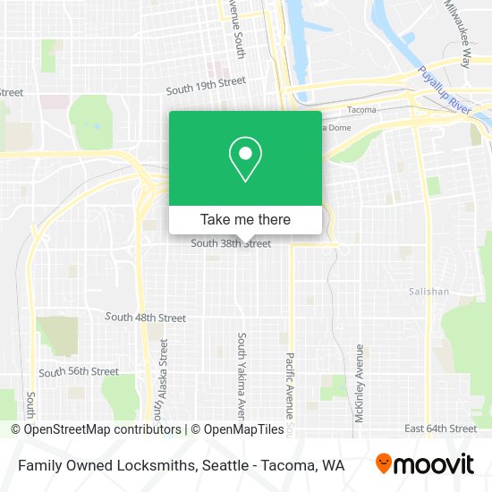 Family Owned Locksmiths map
