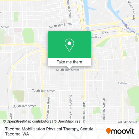Tacoma Mobilization Physical Therapy map