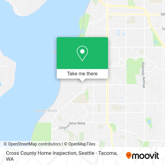 Cross County Home Inspection map