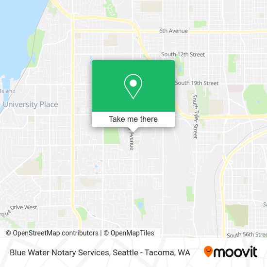 Blue Water Notary Services map