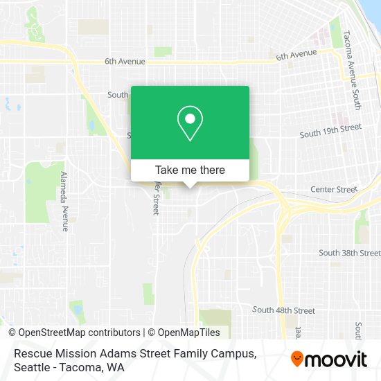 Rescue Mission Adams Street Family Campus map