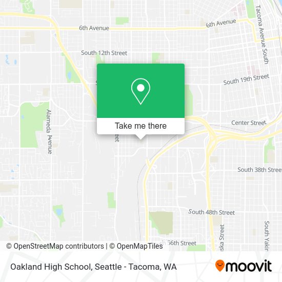 Oakland High School map