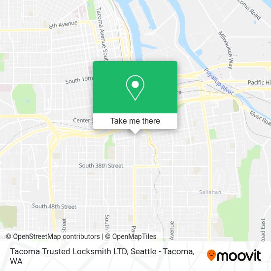 Tacoma Trusted Locksmith LTD map