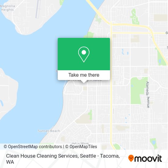 Clean House Cleaning Services map
