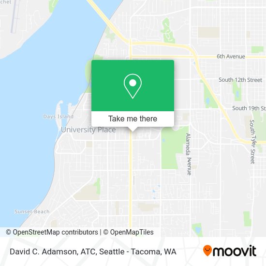David C. Adamson, ATC map