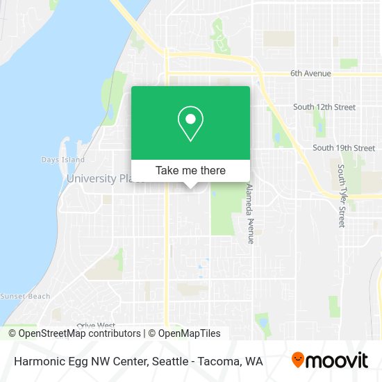 Mapa de Harmonic Egg NW Center