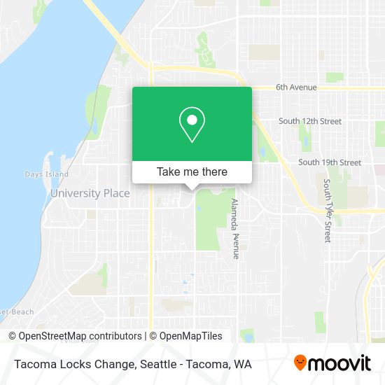 Tacoma Locks Change map