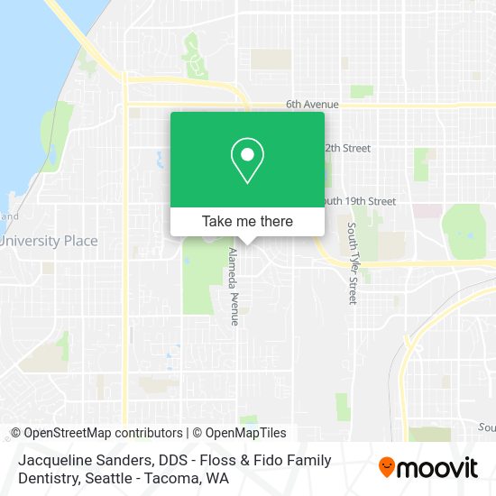 Jacqueline Sanders, DDS - Floss & Fido Family Dentistry map