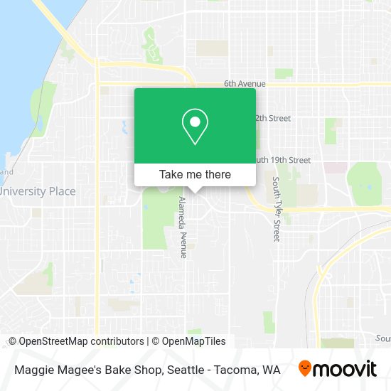 Maggie Magee's Bake Shop map
