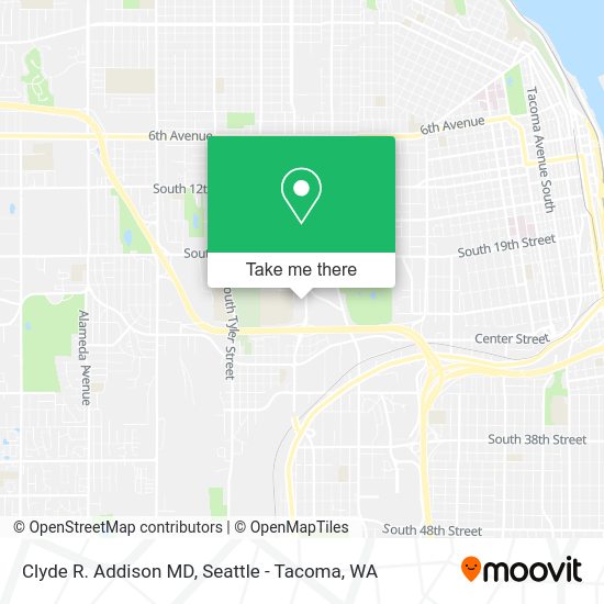 Mapa de Clyde R. Addison MD