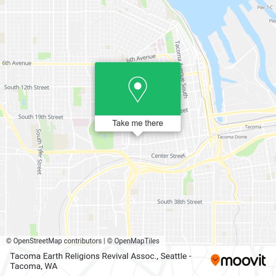 Tacoma Earth Religions Revival Assoc. map