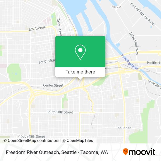 Freedom River Outreach map